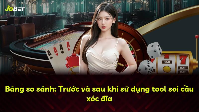 Bảng so sánh: Trước và sau khi sử dụng tool soi cầu xóc đĩa