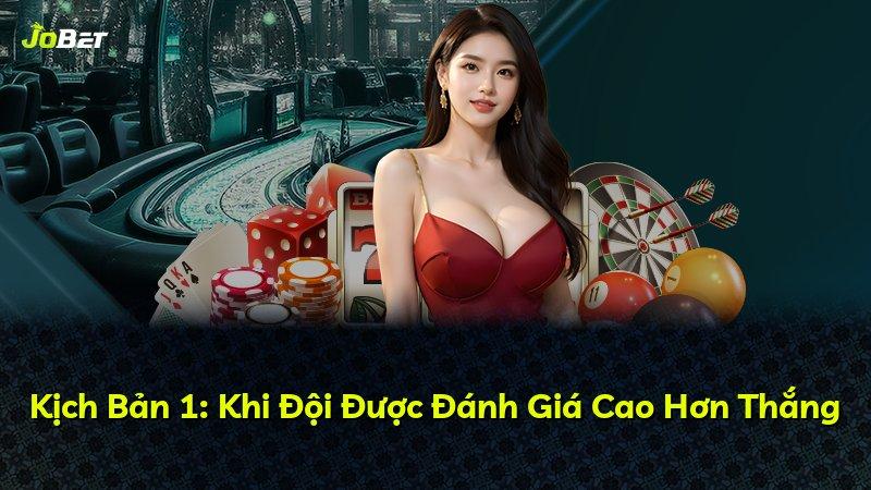 Kịch Bản 1: Khi Đội Được Đánh Giá Cao Hơn Thắng